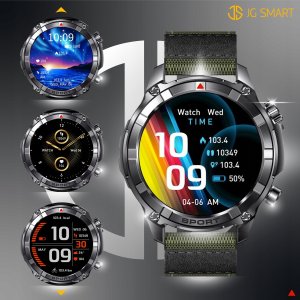 SMARTWATCH MĘSKI ZEGAREK CZARNY ROZMOWY ZDROWIE SPORT AMOLED 500mAh MENU PL 9
