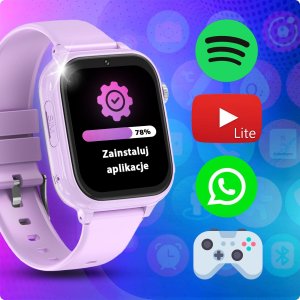 Smartwatch JG Smart SMARTWATCH DZIECIĘCY LOKALIZACJA GPS WIDEO CZAT YOUTUBE GRY APARAT +PREZENT 14