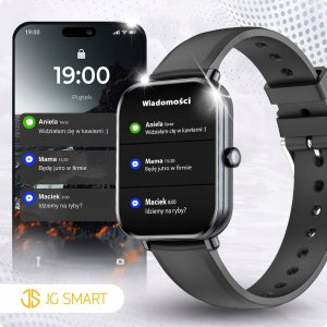 SMARTWATCH ZEGAREK DAMSKI POLSKIE MENU CIŚNIENIE ROZMOWY PULS SPORT 2paski 13