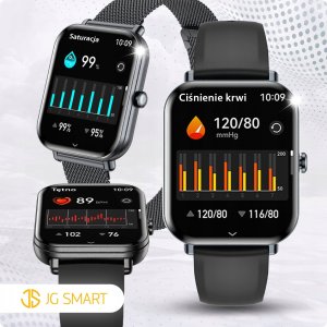 SMARTWATCH ZEGAREK DAMSKI POLSKIE MENU CIŚNIENIE ROZMOWY PULS SPORT 2paski 15
