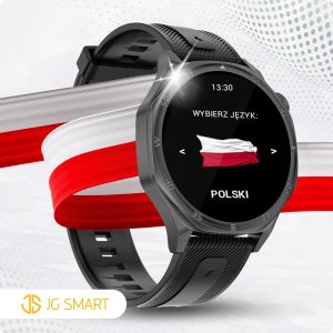 SMARTWATCH ZEGAREK MĘSKI ROZMOWY AMOLED 4GB POLSKIE MENU MP3 WODOODPORNY PL 16