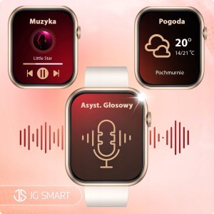SMARTWATCH DAMSKI ZEGAREK ROZMOWY SMS SPORT ZDROWIE ZLOTY MENU PL + 4 PASKI 15
