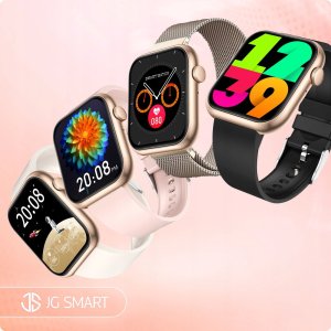 SMARTWATCH DAMSKI ZEGAREK ROZMOWY SMS SPORT ZDROWIE ZLOTY MENU PL + 4 PASKI 4