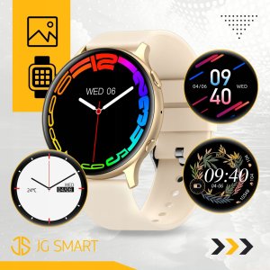SMARTWATCH ZEGAREK DAMSKI MENU PL ROZMOWY POWIADOMIENIA SMART WATCH ZŁOTY 12
