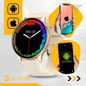 SMARTWATCH ZEGAREK DAMSKI MENU PL ROZMOWY POWIADOMIENIA SMART WATCH ZŁOTY 13