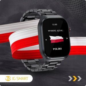 SMARTWATCH DLA SENIORA ZEGAREK EKG FUNKCJA POMIARU CUKRU CIŚNIENIE MENU POL 4