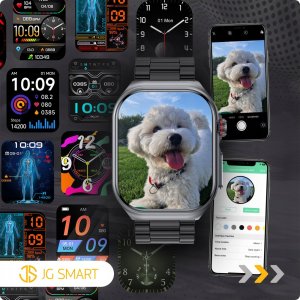 SMARTWATCH MĘSKI ZEGAREK EKG FUNKCJA POMIARU CUKRU AMOLED CIŚNIENIE ROZMOWY 3