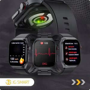 SMARTWATCH MĘSKI ZEGAREK EKG FUNKCJA POMIARU CUKRU AMOLED CIŚNIENIE ROZMOWY 10