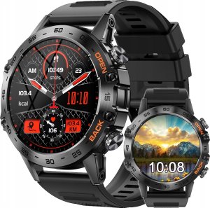 ZEGAREK SMARTWATCH MĘSKI Z CIŚNIENIOMIERZEM ROZMOWY DWA PASKI MENU POLSKIE 5