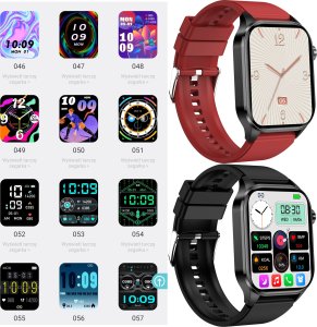 SMARTWATCH MĘSKI Zegarek EKG FUNKCJA POMIARU CUKRU AMOLED CIŚNIENIE ROZMOWY 11