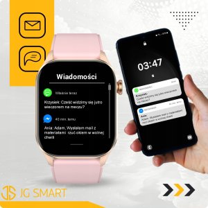 Smartwatch JG Smart SMARTWATCH ZEGAREK MENU PL POMIAR CUKRU CIŚNIENIE PULS TEMPERATURA ROZMOWY 11