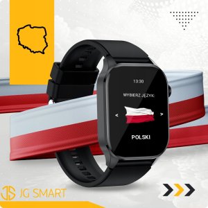 Smartwatch JG Smart SMARTWATCH ZEGAREK MENU PL POMIAR CUKRU CIŚNIENIE PULS TEMPERATURA ROZMOWY 15