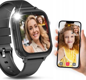 SMARTWATCH DZIECIĘCY LOKALIZACJA GPS WIDEO CZAT YOUTUBE GRY APARAT +PREZENT 1