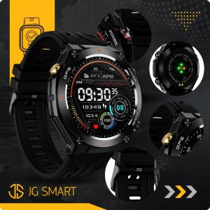 SMARTWATCH MĘSKI GPS MENU PL WODOODPORNY SPORT SMART WATCH ROZMOWY PULS BP 12