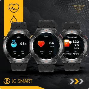 SMARTWATCH MĘSKI GPS MENU PL WODOODPORNY SPORT SMART WATCH ROZMOWY PULS BP 14