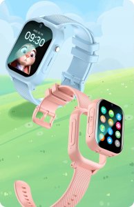 SMARTWATCH DLA DZIECI LOKALIZATOR GPS 4G WODOODPORNY CZAT ROZMOWY WIDEO PL 15