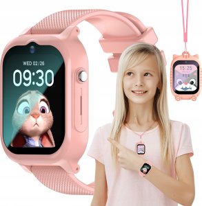 SMARTWATCH DLA DZIECI LOKALIZATOR GPS 4G WODOODPORNY CZAT ROZMOWY WIDEO PL 3