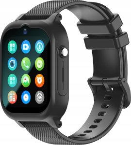 SMARTWATCH DLA DZIECI LOKALIZATOR GPS 4G WODOODPORNY CZAT ROZMOWY WIDEO PL 4