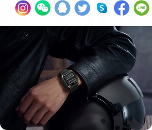 SMARTWATCH MĘSKI ZEGAREK FUNKCJA GPS ROZMOWY POLSKIE MENU BATERIA 410mAh 13