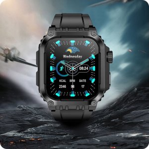 SMARTWATCH MĘSKI ZEGAREK FUNKCJA GPS ROZMOWY POLSKIE MENU BATERIA 410mAh 6