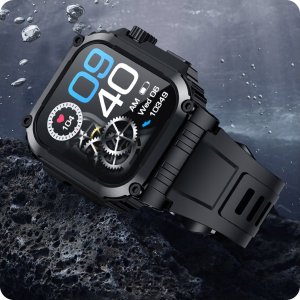SMARTWATCH MĘSKI ZEGAREK FUNKCJA GPS ROZMOWY POLSKIE MENU TĘTNO 410mAh 9