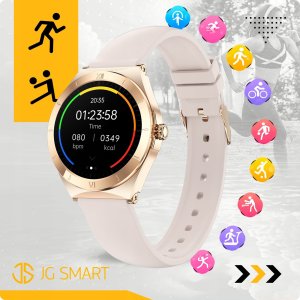SMARTWATCH ZEGAREK DAMSKI ROZMOWY MENU PL WODOODPORNY AMOLED ZDROWIE 3paski 15