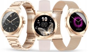 SMARTWATCH ZEGAREK DAMSKI ROZMOWY MENU PL WODOODPORNY AMOLED ZDROWIE 3paski 4