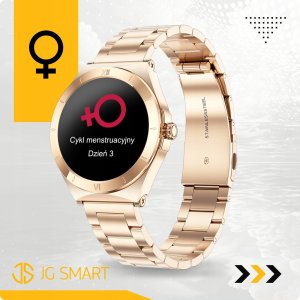 SMARTWATCH ZEGAREK DAMSKI ROZMOWY MENU PL WODOODPORNY AMOLED ZDROWIE 3paski 10