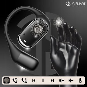 SŁUCHAWKI BEZPRZEWODOWE BLUETOOTH ZAUSZNE POWERBANK NA ROWER BIEGANIE SPORT 11