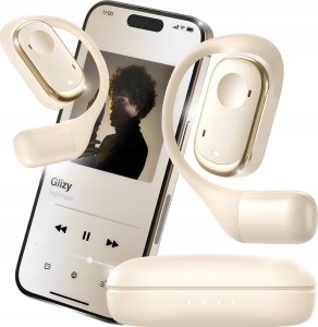 SŁUCHAWKI BEZPRZEWODOWE BLUETOOTH ZAUSZNE POWERBANK NA ROWER BIEGANIE SPORT 2