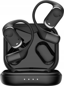 SŁUCHAWKI BEZPRZEWODOWE BLUETOOTH ZAUSZNE POWERBANK NA ROWER BIEGANIE SPORT 3