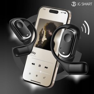 SŁUCHAWKI BEZPRZEWODOWE BLUETOOTH ZAUSZNE POWERBANK NA ROWER BIEGANIE SPORT 8