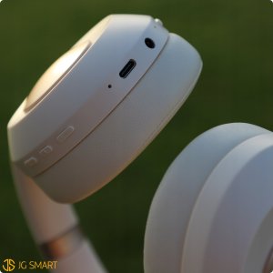 SŁUCHAWKI PRZEWODOWE NAUSZNE ENC BEŻOWE GAMINGOWE SPORTOWE MINI JACK 3.5mm 11