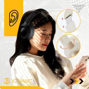 SŁUCHAWKI PRZEWODOWE NAUSZNE ENC BEŻOWE GAMINGOWE SPORTOWE MINI JACK 3.5mm 3