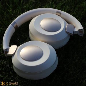 SŁUCHAWKI PRZEWODOWE NAUSZNE ENC BEŻOWE GAMINGOWE SPORTOWE MINI JACK 3.5mm 9