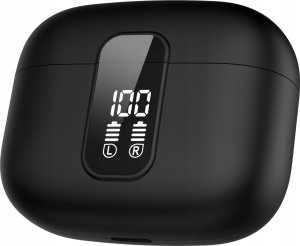 SŁUCHAWKI BEZPRZEWODOWE BLUETOOTH DOKANAŁOWE CZARNE ANC ENC BT 5.3 SPORTOWE 14