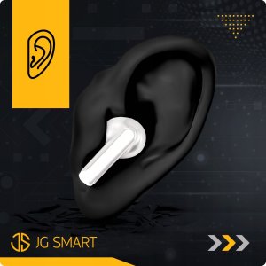 SŁUCHAWKI BEZPRZEWODOWE DOKANAŁOWE ANC ENC WODOODPORNE DWA MIKROFONY BT 5.3 7