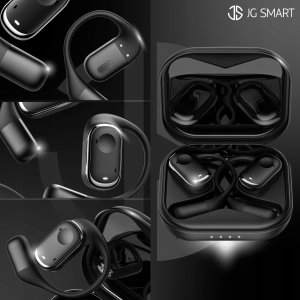 SŁUCHAWKI BEZPRZEWODOWE ZAUSZNE TWS POWERBANK IDEALNE DO BIEGANIA I ROWER 13