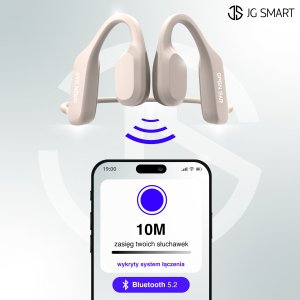 SŁUCHAWKI BEZPRZEWODOWE PRZEWODNICTWO KOSTNE SŁUCHAWKI BLUETOOTH KOSTNE 12