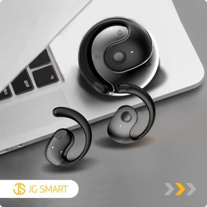 SŁUCHAWKI BEZPRZEWODOWE BLUETOOTH ZAUSZNE POWERBANK NA ROWER DO BIEGANIA 6