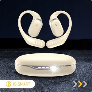 SŁUCHAWKI BEZPRZEWODOWE BLUETOOTH v5.4 ZAUSZNE POWERBANK DO BIEGANIA ROWER 7