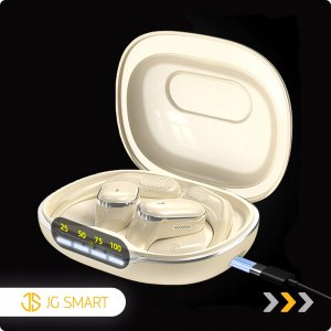 SŁUCHAWKI BEZPRZEWODOWE BLUETOOTH v5.4 ZAUSZNE POWERBANK DO BIEGANIA ROWER 10