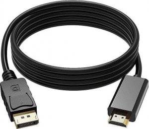 RoGer DisplayPort to HDMI cable / 4K x 2K / 1.8M / Black 1