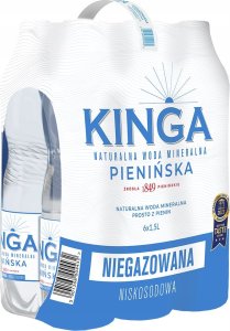 6x Kinga Pienińska woda mineralna niegazowana 1,5 l 1