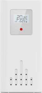 Bezprzewodowa stacja pogodowa termometr higrometr zegar alarm 6