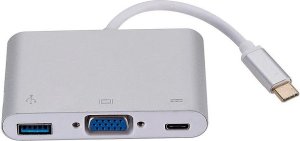 HUB USB Roger RoGer Multimedia Adapter Type-C to VGA + USB / USB-C 2