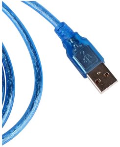 Kabel USB Roger USB-A - USB-A 1.5 m Niebieski (4752168117866) 2