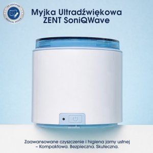 ZENT Myjka Ultradźwiękowa ZENT do nakładek protez invisalign aparatów biżuterii 0.22L 5