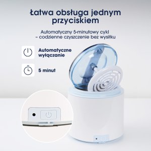 ZENT Myjka Ultradźwiękowa ZENT do nakładek protez invisalign aparatów biżuterii 0.22L 11