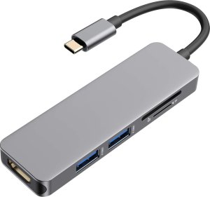 RoGer USB-C Hub 5in1 USB 3.0 x2 / HDMI / SD card reader / TF card reader 1